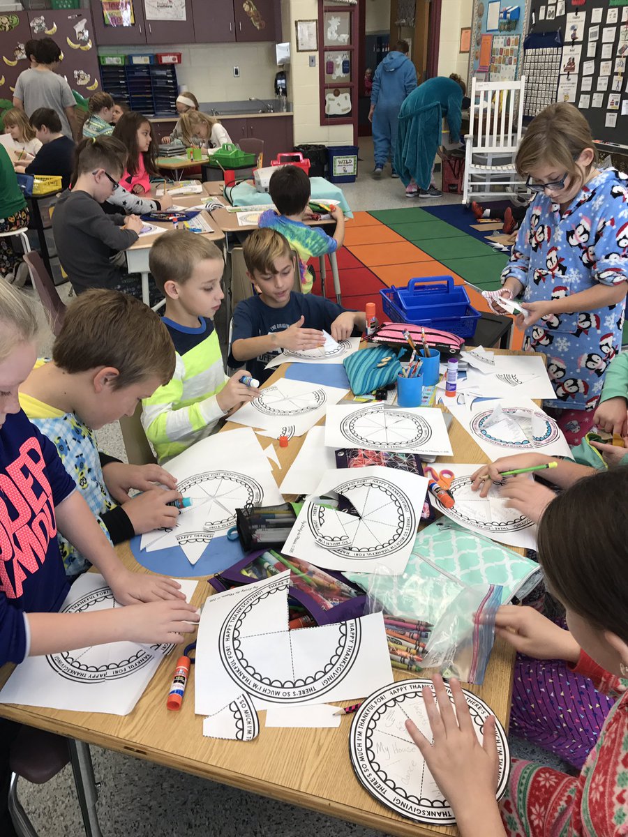 MsMorrell1's tweet photo. Creating Thankful pies with our buddy class!! https://t.co/ae855tomDi