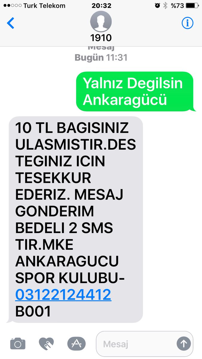 Yalnız değilsin Ankaragücü
