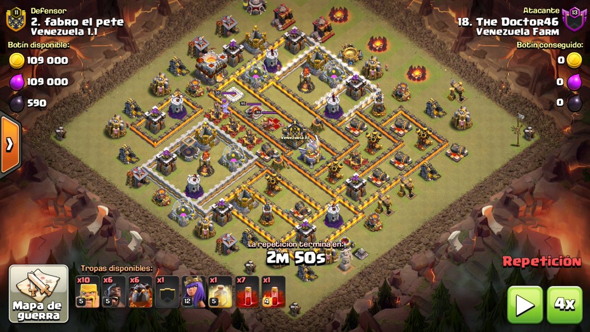 Lástima que se nos ensucio la guerra aún así buen rendimiento de nuestro clan.. Lo único bueno es la subida de nivel. Felicidades Venezuela 1.1 @VenezuelaClan_ <a href="/Venezuela11_/">Venezuela 1.1</a> @