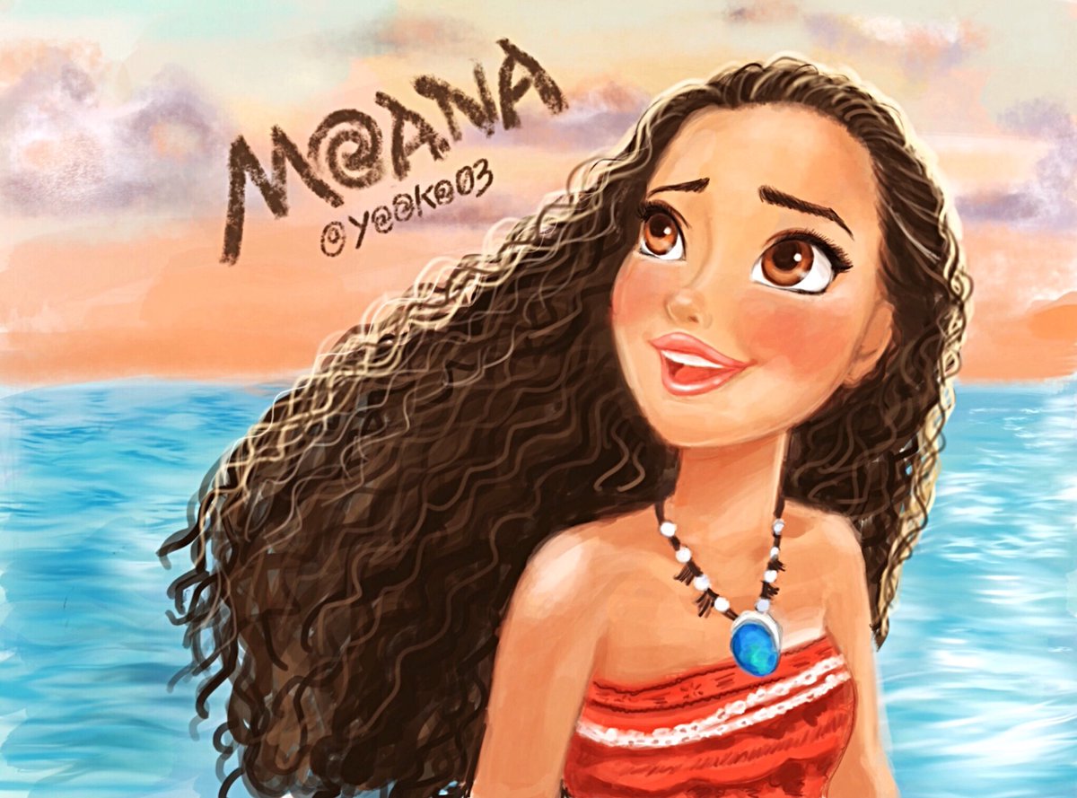 おさよこ 低浮上 そしてモアナ 過去絵でごめんね おめでとう モアナと伝説の海スクリーンデビュー モアナと伝説の海 Moana