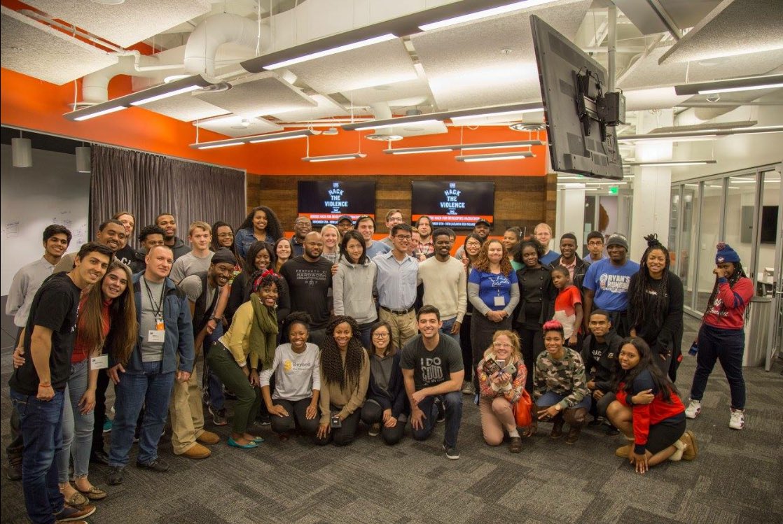 goodienation's tweet photo. Thanks to all those who took part in this past weekend's #GoodieHack. A huge shoutout too to @DgtlCrafts and @ATLTechVillage. We appreciated all your efforts as we work to #Hacktheviolence https://t.co/lGwYTuBiRV