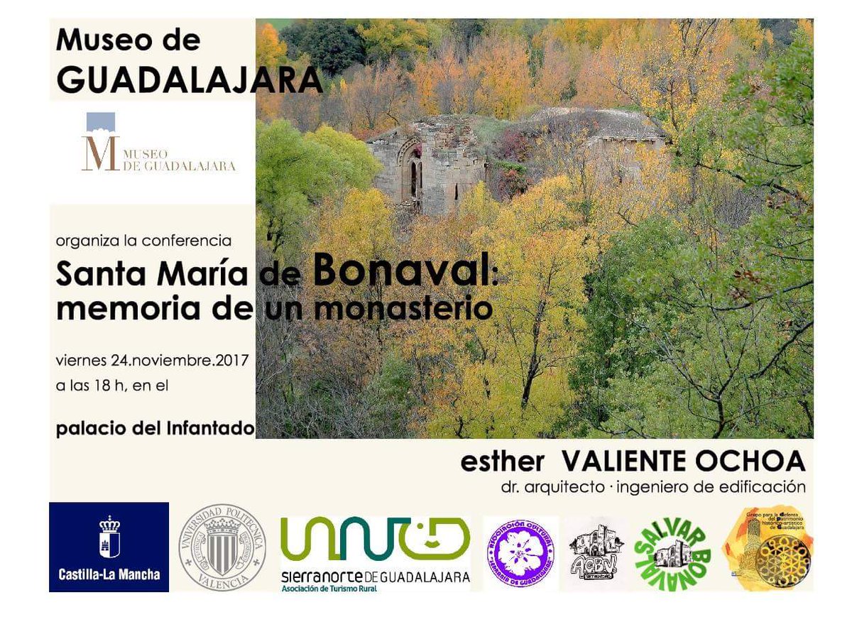 salvarbonaval's tweet photo. El viernes 24 a las 18 en el Palacio del infantado la conferencia Santa María de Bonaval Memoria de un monasterio por la Dra. Esther Valiente te esperamos #sosbonaval https://t.co/4D1cep7bc6
