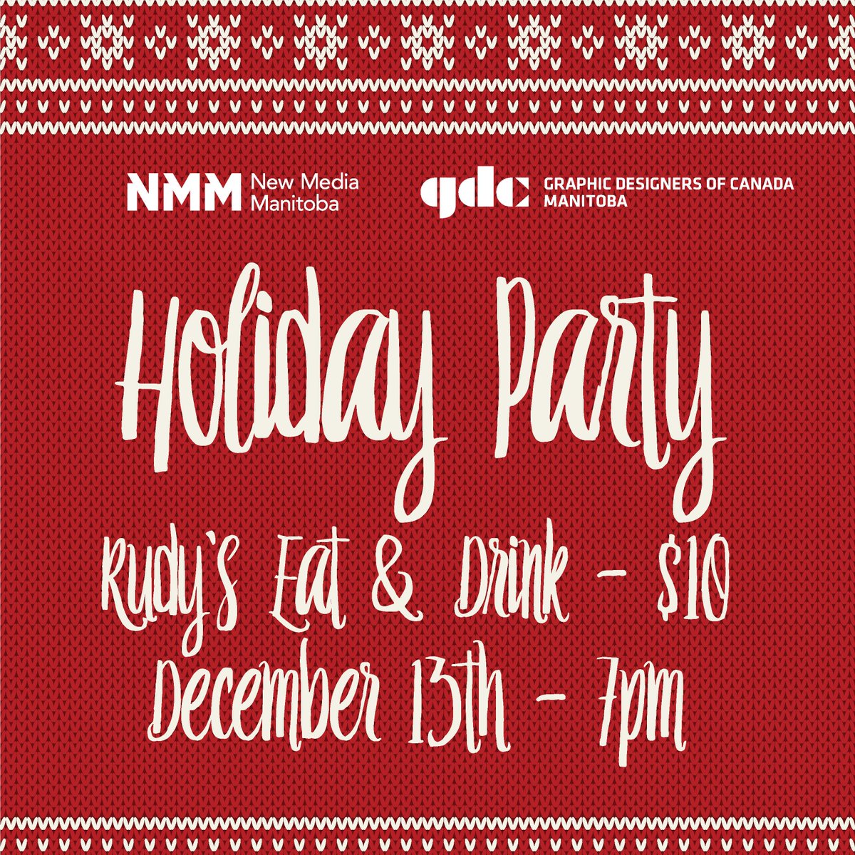 NewMediaMB's tweet photo. Join us &amp; GDC Manitoba for a legendary holiday party! 🎉 RSVP: https://t.co/svyjV7DhM0 A giant thank you to our sponsors for making this event possible! @tactica, @BitSpaceDevelop, Red River Press, @WinnipegGameJam, @complexgames, @wearehandcraft, @MNP_LLP &amp; @lumointeractive https://t.co/mZJVdf6vpE