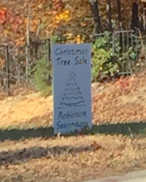 Get a great tree and support <a href="/Robobaseball/">Robinson Baseball</a>