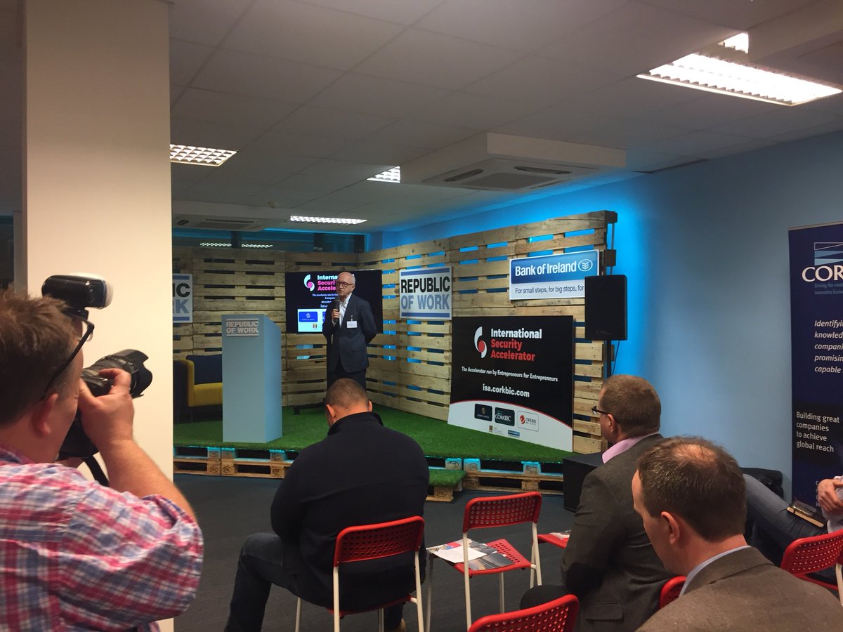AxisBic's tweet image. Great crowd @CorkBIC International Security Accelerator launch @republicofwork with our partners @corkcitycouncil @TrendMicro @Kernel_Capital @BOIstartups @moconnor111 gets proceedings underway #SecurityAccelerator #Cork #Cybersecurity #IoT