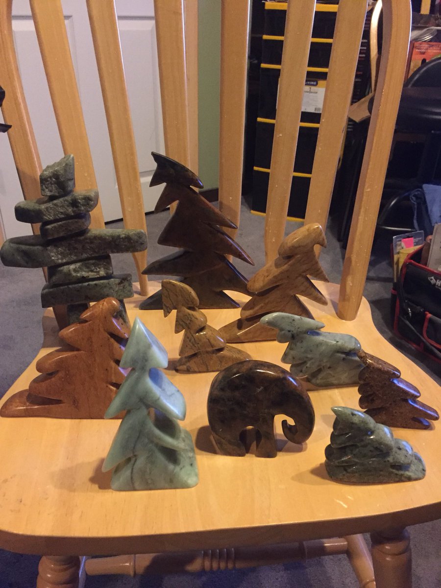 These are a few of the pieces I’m bringing to the H2H Christmas Market on Saturday November 25th at the Terwillegar Community Church. #yegart #soapstone #h2h #stonecarving #christmasgifts