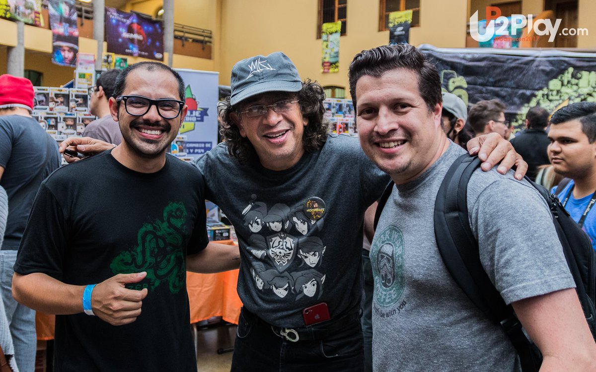 UP2PLAYcom's tweet photo. El domingo estuvimos en el segundo día de @GAMECONCR y contamos con la oportunidad de entrevistar al famoso ícono de Nintendo @Elgusrodriguez ¡Estén atentos! Ya que pronto subiremos la entrevista. Todas las fotos están en nuestro Facebook #Up2Play #GameCon2017 https://t.co/zyygBGjVni