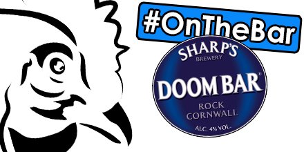 #OnTheBar - <a href="/SharpsBrewery/">Sharp's Brewery</a> - Doom Bar - 4%
An enticing aroma of resinous hop, sweet malt and delicate roasted notes.