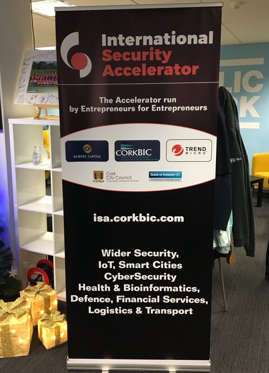 Laura_Mellett's tweet image. Kicking off the evening in @republicofwork with the launch of the @CorkBIC International Security Accelerator - Irelands first #SecurityAccelerator #Cork #Startups