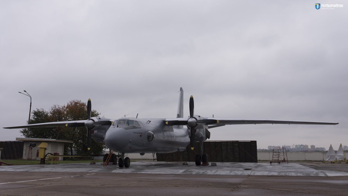 sdelanoVukraine's tweet photo. Черговий Ан-26 після капітального ремонту передано Повітряним силам ЗСУ
https://t.co/yTtDkDXf1X https://t.co/e2Hj3jx08X