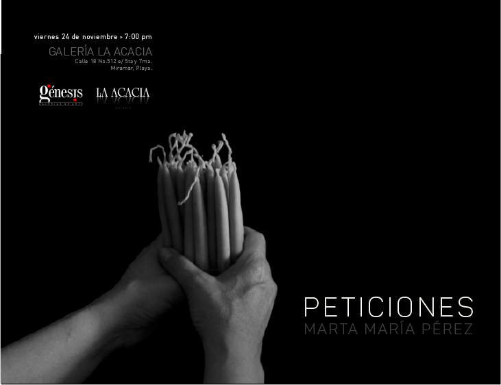FARBERCUBANART's tweet photo. Opening Friday in Havana, MARTA MARIA PEREZ BRAVO: Peticiones at Galeria La Acacia in Miramar. Reception starts at 7 p.m. https://t.co/dBab8bdmPy