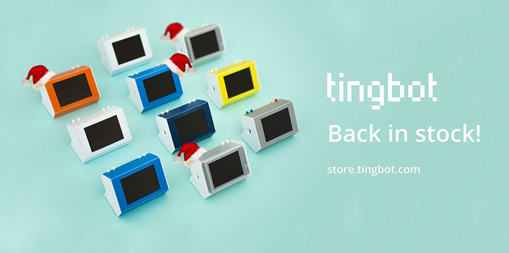 The Tingbot shop is down to its last few 'bots! If you like the idea of creative #coding or are just curious about #RaspberryPi, this'll keep you busy this Christmas 🎁🎄⛄️✨ store.tingbot.com