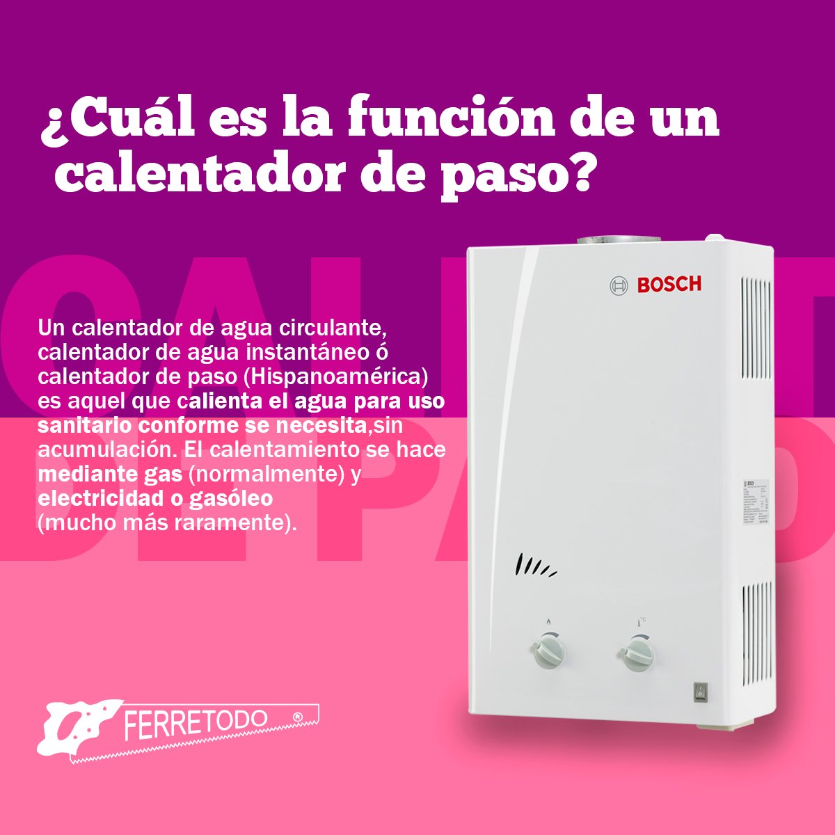 FerretodoMex's tweet photo. 🤔Lo bueno de los #calentadores de paso es que obtienes el agua caliente al instante, pero su durabilidad si no le das un buen mantenimiento puede ser poca.🤔

🤨Ustedes que opinan? #plomeria #bosh #ferretero #Boiler https://t.co/sdgcEt9YHx
