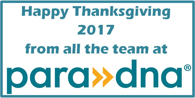 LGC_ParaDNA's tweet photo. To all our US customers, colleagues and friends, #HappyThanksgiving  from all of us @LGC_ParaDNA https://t.co/LaOX2vs3Gm