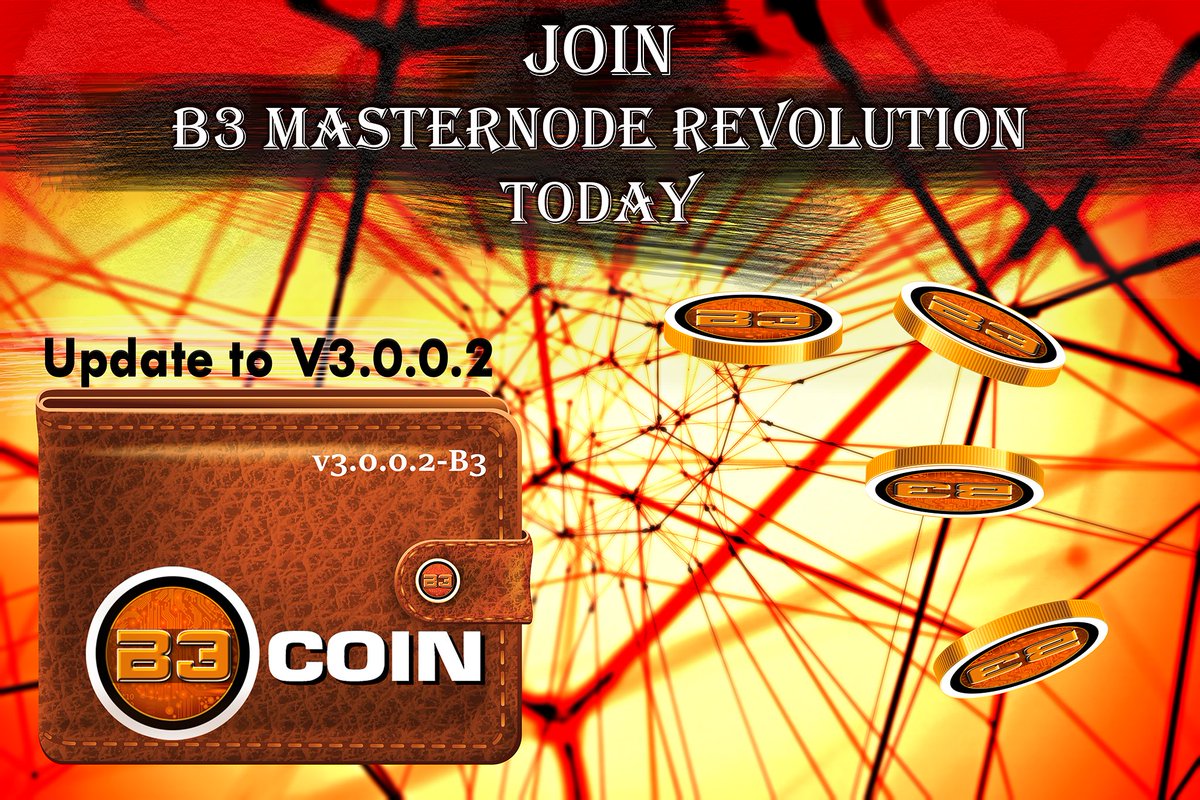 NeuroticR_'s tweet photo. Join Masternode Revolution! @B3Coins
Discord: https://t.co/wSzq5kU0Nu
#B3coin #B3node #Masternode #BurntProof @MasterNodesPro $B3 $B3coin https://t.co/HU9kbmCux2
