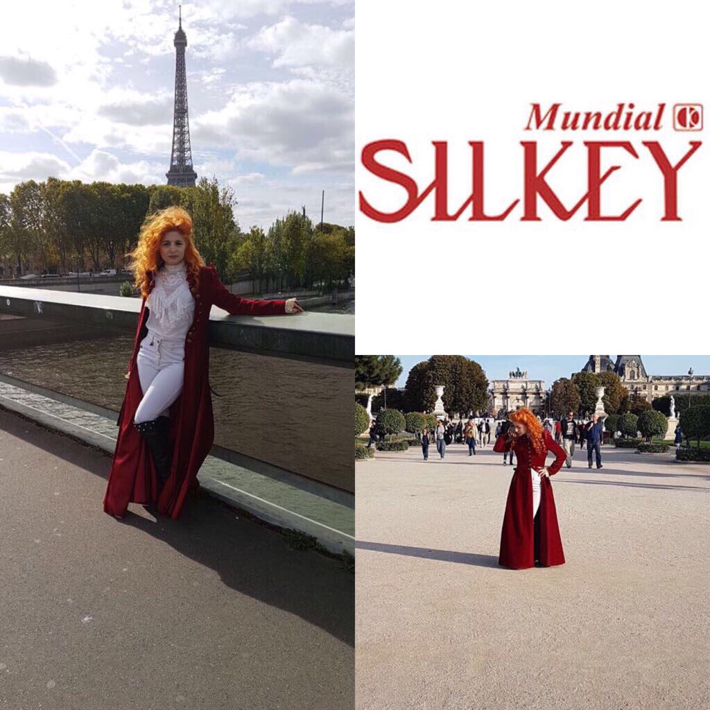 silkeymundial's tweet photo. Luego de su gran presencia en las pasarelas parisinas con su nueva colección @VerodelaCanal llega este lunes 27/11 a Salón Cuyo #ModaCoiffure junto a Silkey Mundial! 🌟 un placer acompañar tu talento por el mundo! https://t.co/tWiWRQSwow