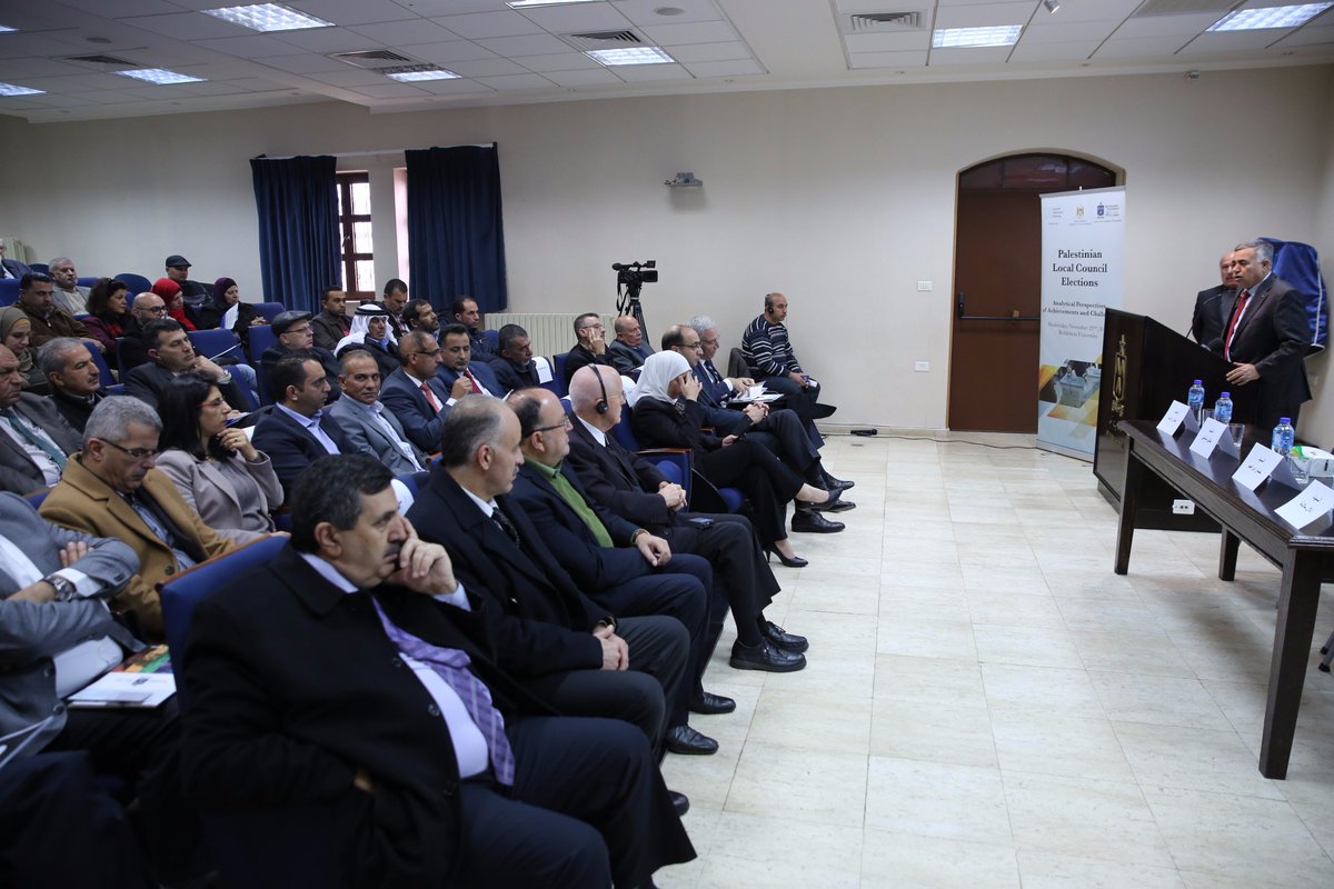 MOLGPALESTINE's tweet photo. Mr @HMFruehauf participated in the #Palestinian Local Council Elections Conference  at #Bethlehem University.
#Palestine https://t.co/l5DgG3HekK