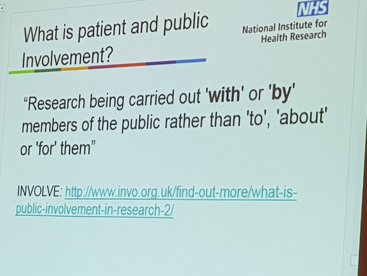 David_T_Evans's tweet photo. Really important involvement of patients and public in planning, doing and taking about research. #HothanEsmael @OfficialNIHR #ioic2017 https://t.co/BF2zT0O1Za