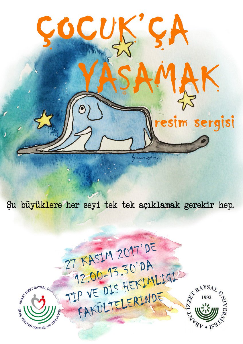 "Çoçukça Yaşamak" isimli sergimize çok az kaldııı 😊 Hepinizi bekliyoruz 🤗