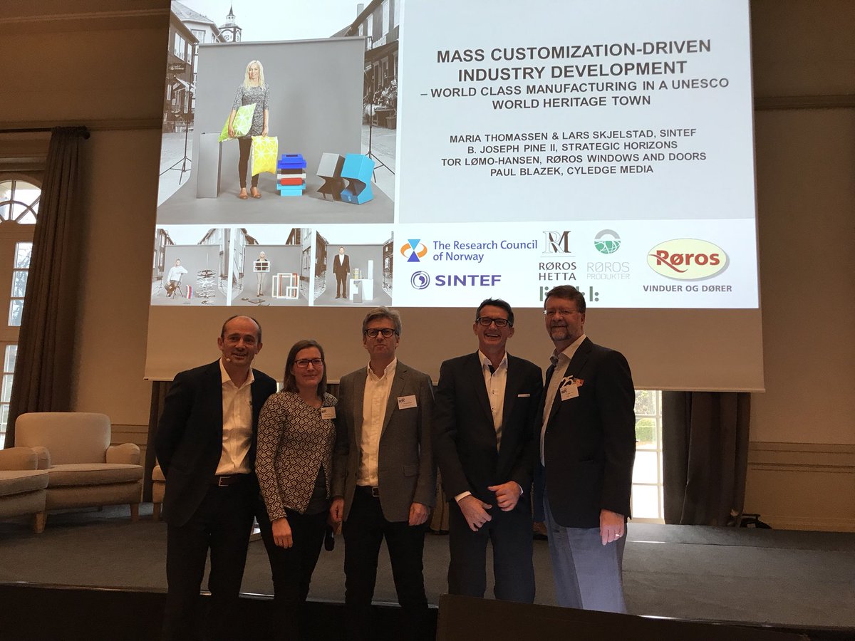 ottarba's tweet photo. Returning from 2 inspiring days of #massCustomization learning #MCPC2017 Great organization by @RWTH @joepine #cityIndustrial  @roroshagen @SINTEF https://t.co/gyQnKsKnbL
