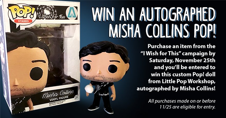 Stands's tweet photo. ONE LUCKY WINNER, that's right, we only made one, well WE didn't make it, it was @little_pop_work, they only made one, but it's a good one, anyway one winner will receive a Misha doll that comes to life at night &amp; watches you while you sleep. #IWishForThis https://t.co/bmSYzDm4BB https://t.co/zZJnrmZLTX