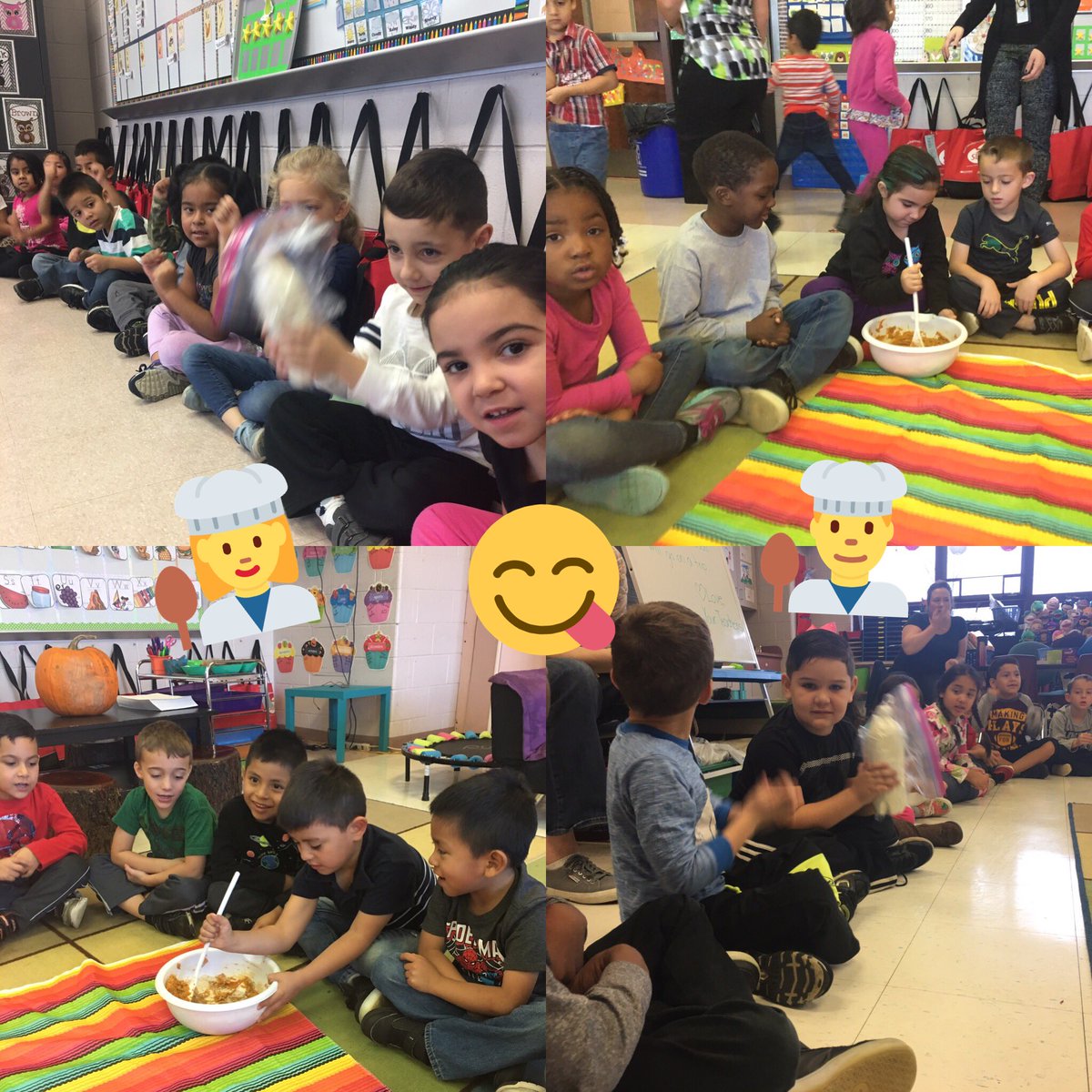 RoramaRuth's tweet photo. Yummy yummy in my tummy! Kindergarteners learn through cooking!  We made pumpkin bread and butter. What a delicious and fun filled day of learning! https://t.co/KJ33O5adgZ