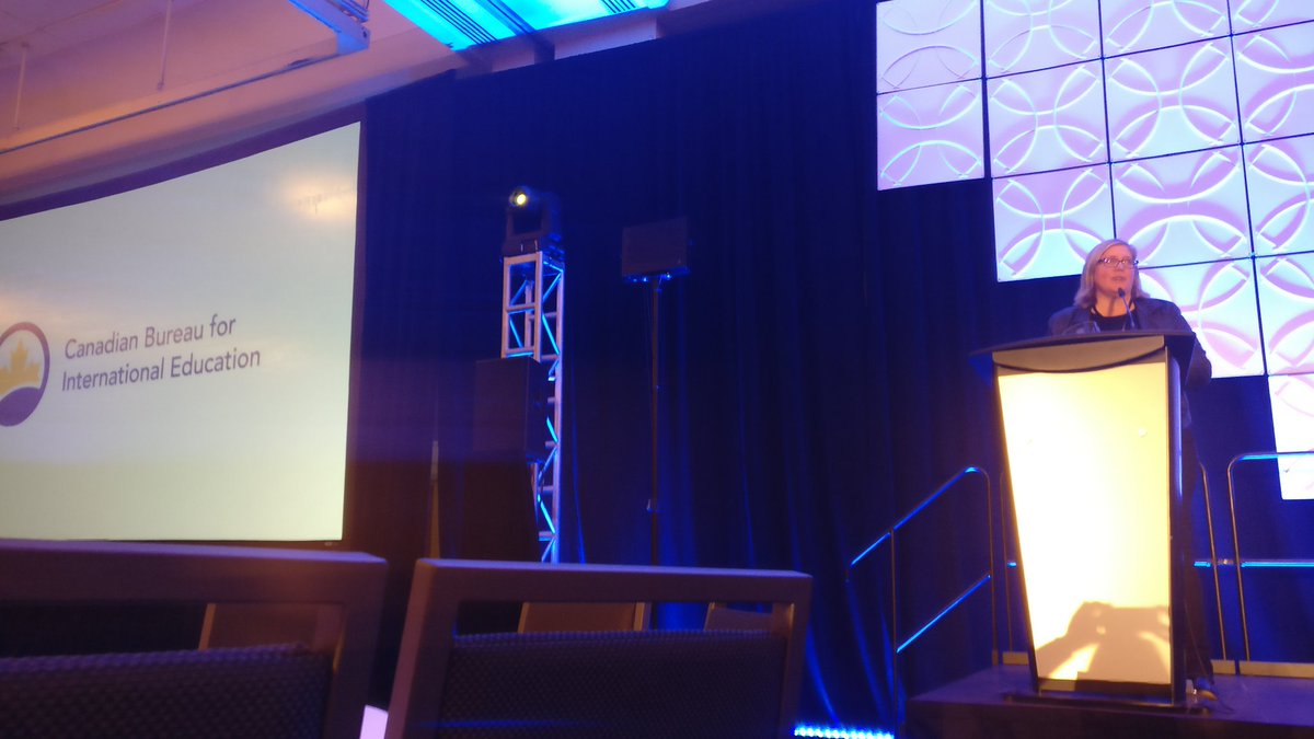 CBIE_BCEI's tweet photo. Congrats and thanks Katie Orr of @nsccintl for her tireless promotion of NS and being an ambassador for #Halifax. #CBIE2017 #intled https://t.co/sGG0V6Rb8I