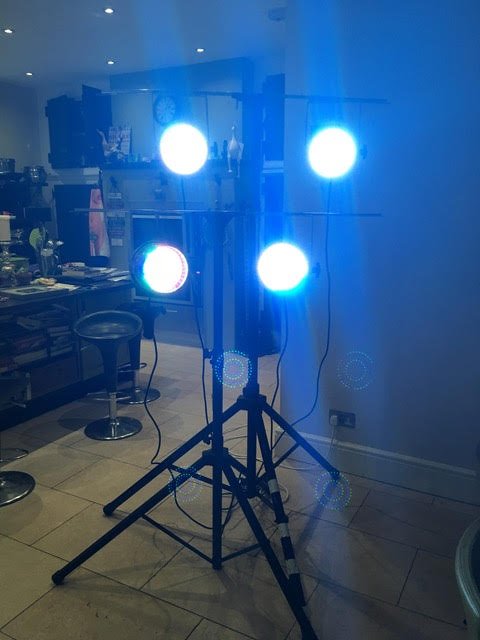 6 days to go until our first show! The lights have arrived and look great! #EleanorShow