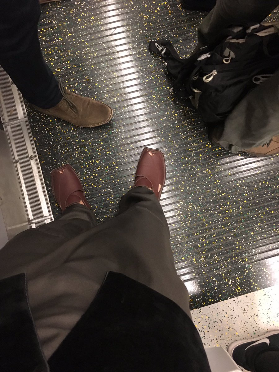 iihtishamm's tweet photo. English man in the train 🚂 
"Hey gentleman can I ask  something "
Me, Sure 
Where did you get such shoes from,
Me, Peshawar ☺️
Get me these I will pay what ever the cost is,
Me, I will get you for free Just shout in the train Pakistan Zindabad &amp; he did it 😘😍
 🇵🇰 https://t.co/9GitKPCBwa