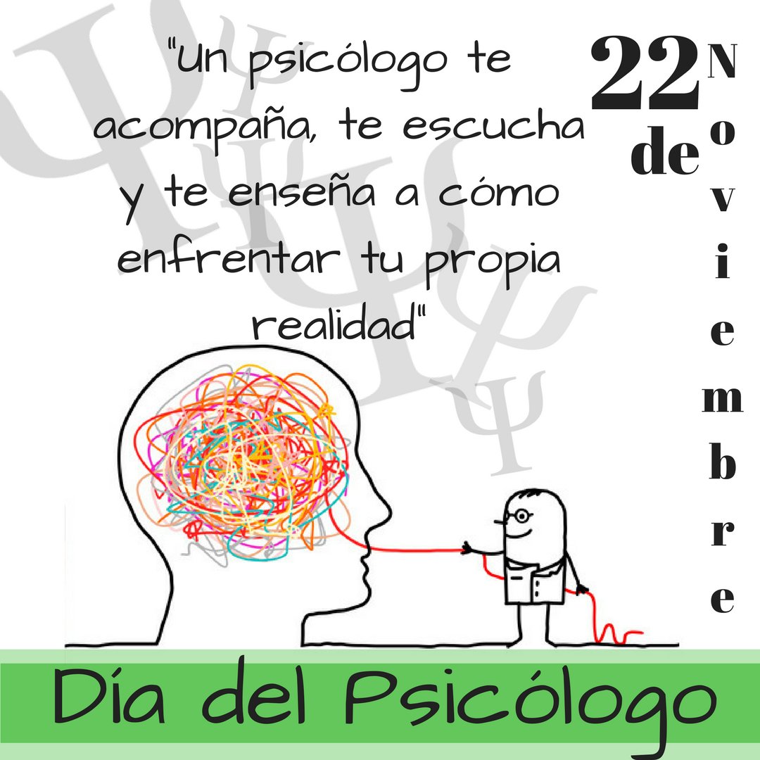 DADEUnimet's tweet photo. ¡Felicidades a todo el gremio de #Psicólogos en su día! #DadeUnimet #22N #DiadelPsicologo2017 @Unimet https://t.co/nVJJeIytZ1