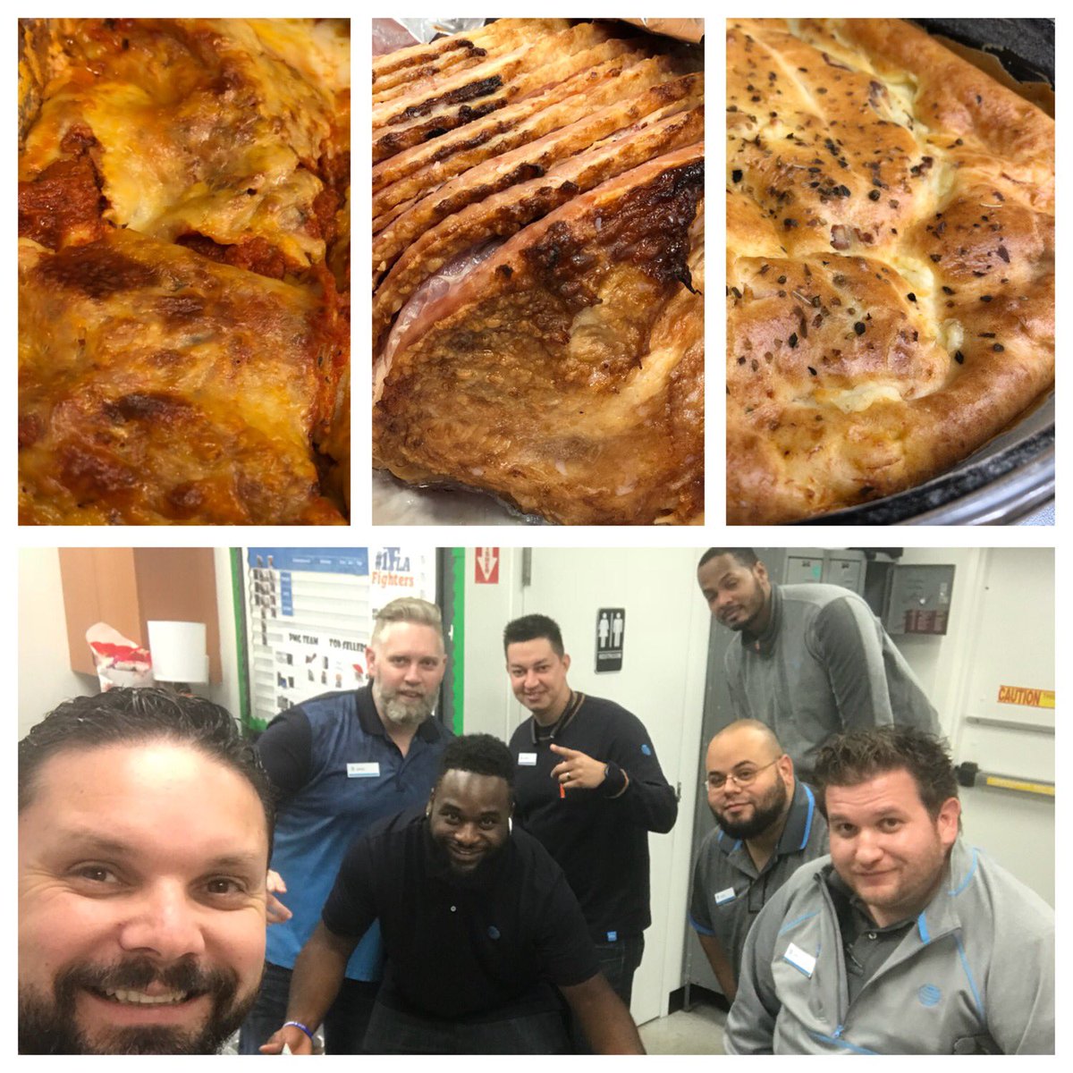 GusCamara's tweet photo. Happy Thanksgiving everyone - #PMGteam enjoying some food #lifeAtAtt @Mr_Ely_Gonzalez @efrenfavela @CristySwink https://t.co/aItTvZc4eM