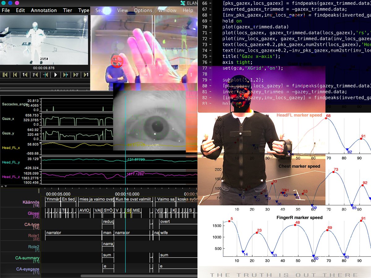 2 billion characters of mocap and eye tracking data with videos and ELAN annotations, all synchronized - it took one year but we did it! #signlanguage #linguistics <a href="/VKK_JY/">viittomakielenkeskus</a>