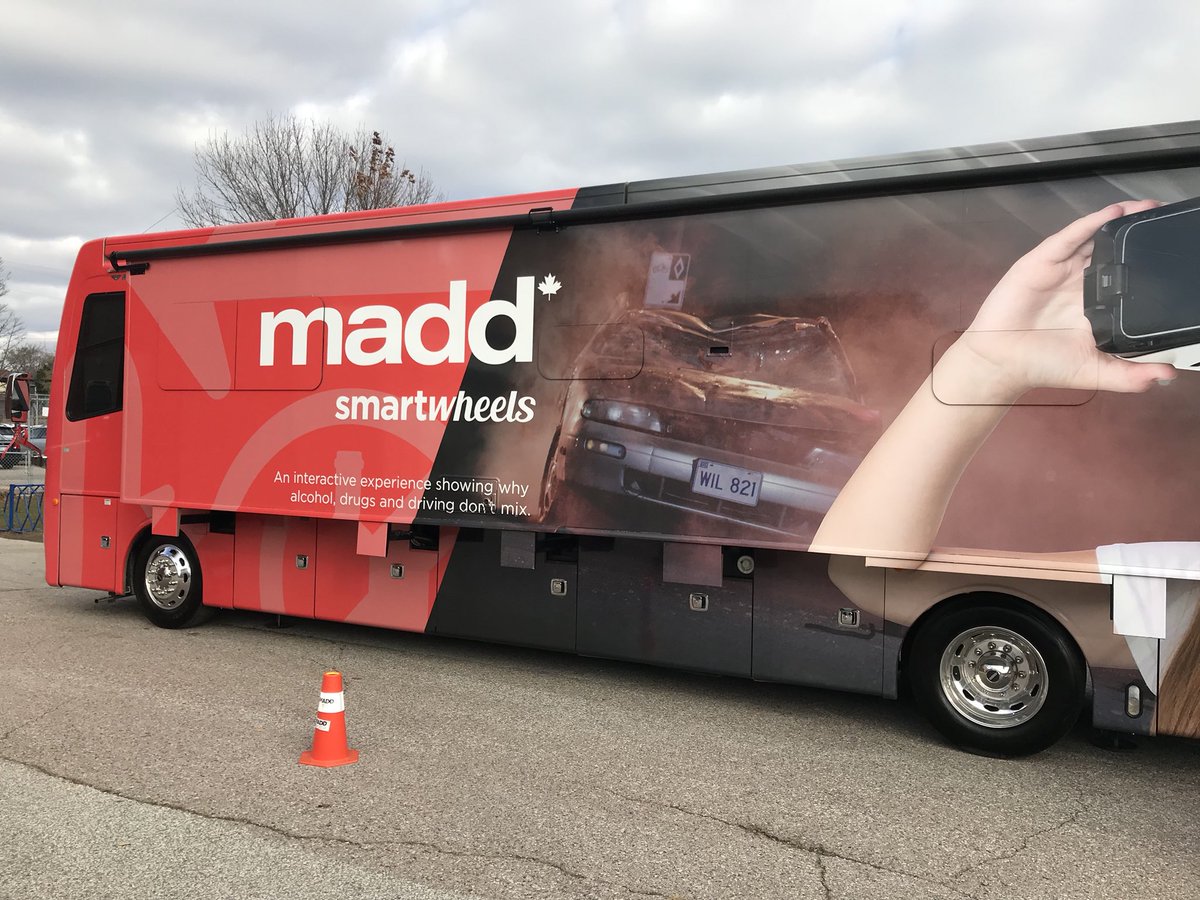 hpe4pdsb's tweet photo. Incredibly proud to have been a part of the @maddcanada #Smartwheels travelling classroom experience. @Adrian_T_Graham @poleen_grewal @PeelSchools https://t.co/QZsy10RgOG
