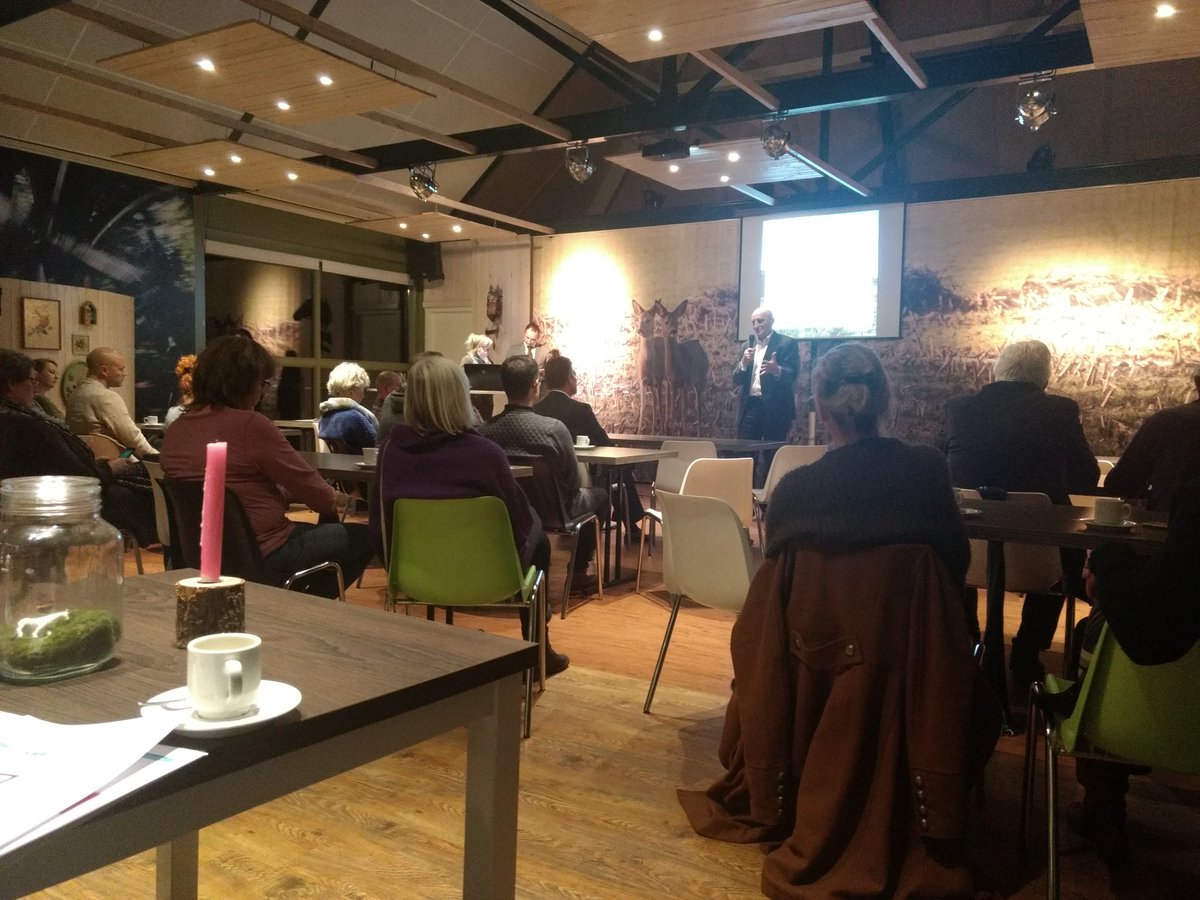 Ook Beleef Beilen is natuurlijk aanwezig bij de presentatie "koersnotitie vrijetijdseconomie" van de gemeente @Midden_Drenthe.