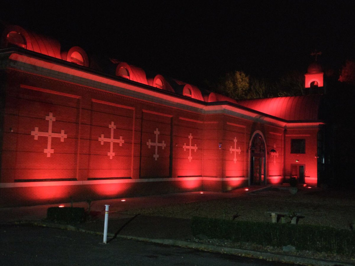 CopticMediaUK (@copticmediauk) on Twitter photo The Cathedral of <a href="/StGeorgeUK/">St. George UK</a> Stevenage is lit in red this evening in honour of #RedWednesday raising awareness to the plight of Christians and others suffering religious persecution worldwide <a href="/acn_uk/">Aid to the Church in Need UK</a> <a href="/CSW_UK/">CSW_UK</a> The Cathedral of <a href="/StGeorgeUK/">St. George UK</a> Stevenage is lit in red this evening in honour of #RedWednesday raising awareness to the plight of Christians and others suffering religious persecution worldwide <a href="/acn_uk/">Aid to the Church in Need UK</a> <a href="/CSW_UK/">CSW_UK</a>