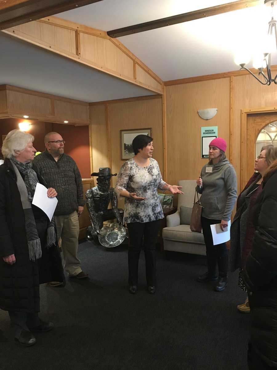 MeetingsYukon's tweet photo. Thanks to Tanya for the site visit of the @EdgewaterYukon, @yukonhotels #MeetingsYukon #RTC2017 #YCBMember https://t.co/OhwesQmo5Q