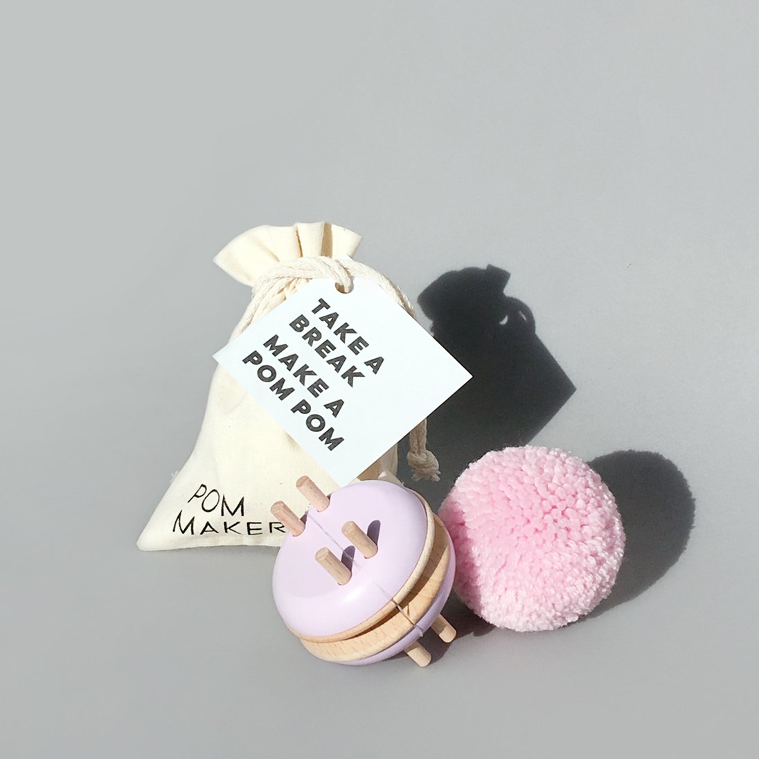 pommaker's tweet photo. Our new Pom Maker Macaron makes approx. 2.2 - 2.7 inch (6-7cm) size pompoms. More info to come! https://t.co/xpWeTDAruo