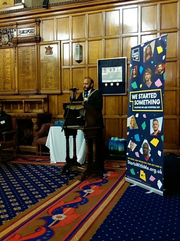 mesmachealth's tweet photo. The Lord Mayor welcoming everyone to #TestingFaith @NazProjectLdn https://t.co/BX8xdkvxa1