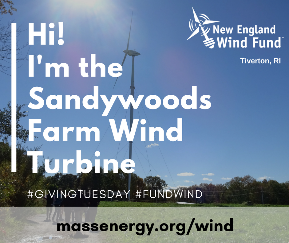 GEConsumers's tweet photo. MEET THE TIVERTON WIND TURBINE, a 275kW turbine near church housing at Sandywoods Farm in RI. These projects can't be built w/o your support. Donate to the New England Wind Fund this #GivingTuesday & help fund more turbines for years to come! https://t.co/OGFXF5ttj8 #FundWind https://t.co/jcQI05MqAj