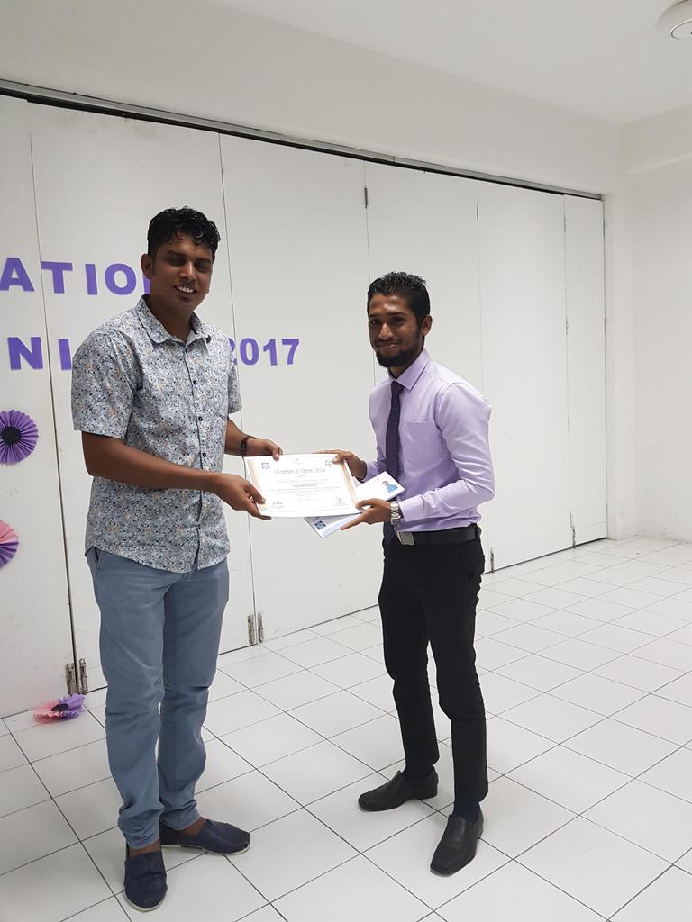 KGS145's tweet photo. Reward Night 2017
Congratulations All winner
Congratulations Employee of the 2017 Hussain Shafau @EducationMV @aishathshiham @pscherri https://t.co/ufTKffNDwn