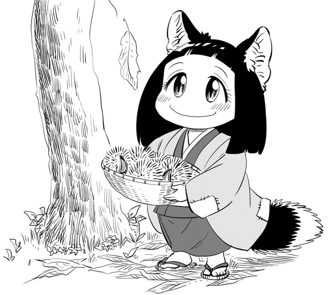最近狐娘流行の兆しが見えるので、我が家の狐っ子(?)を。 