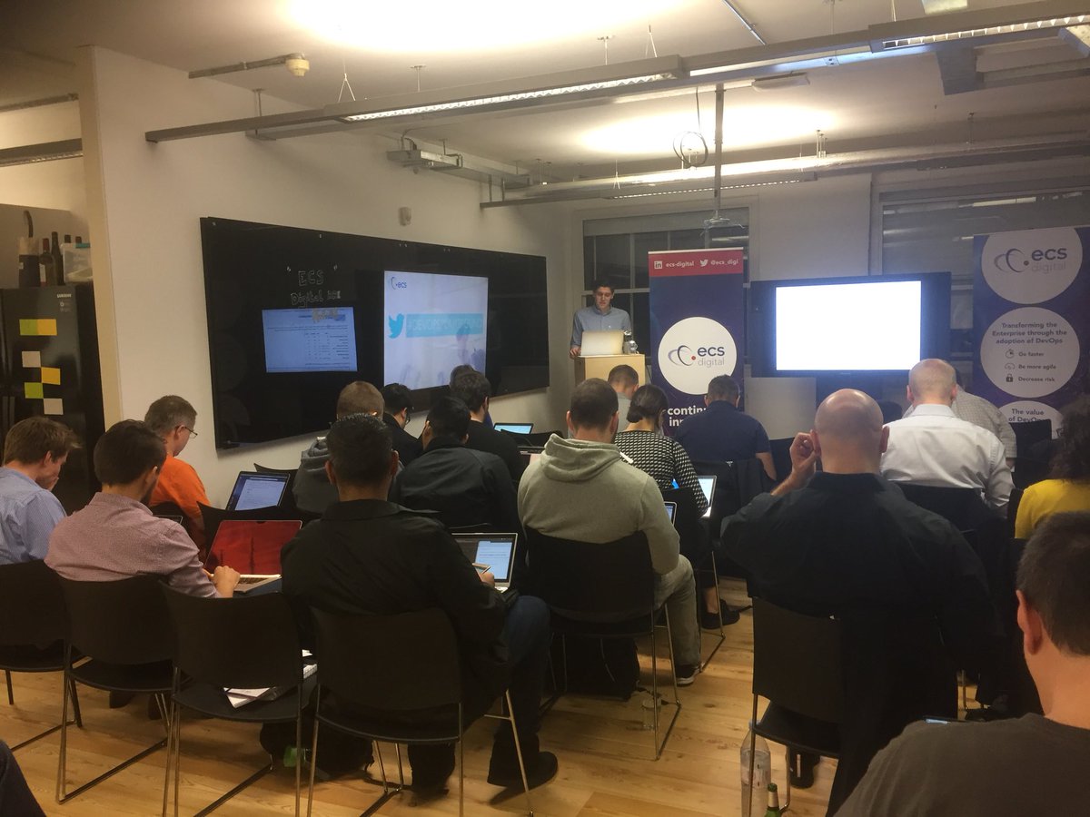 ECS_Digi's tweet photo. #DevOpsPlayground happening now. walking through @kubernetesio on Azur  💻 https://t.co/5oJ1ctqCOm