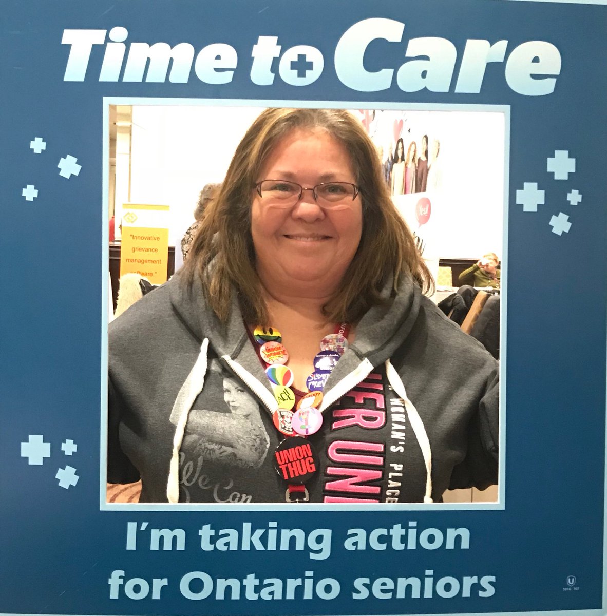 Michellevata's tweet photo. Help out our nursing home residents!  They need our support and voices! It’s #timetocareontario @UniforTheUnion @unifor6008 @TedArnottMPP https://t.co/habmXu0CT8