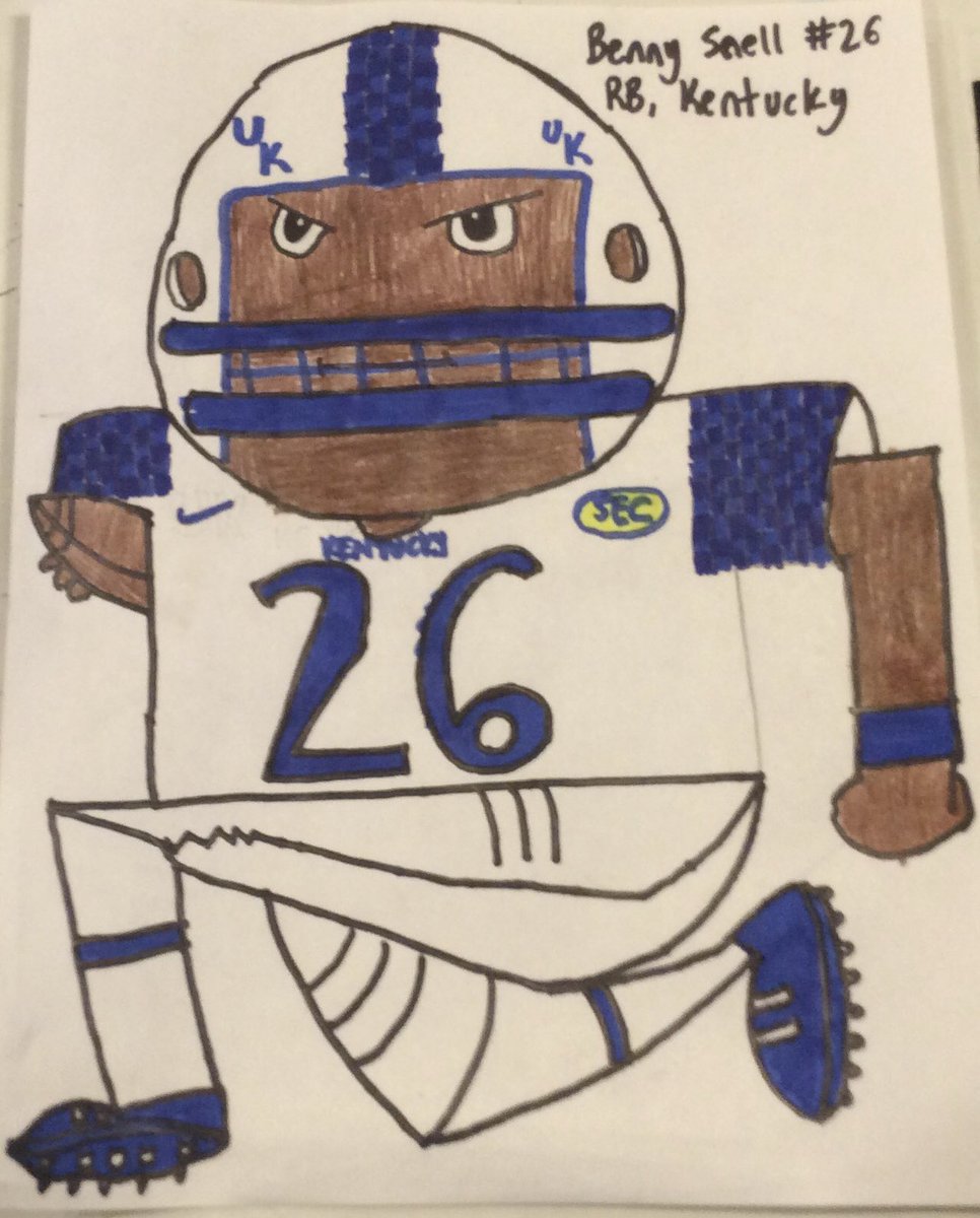 eddles's tweet photo. Go Benny! Beat the Cards! 🏈🏈🏈 @benny_snell https://t.co/CSoFUo7B69