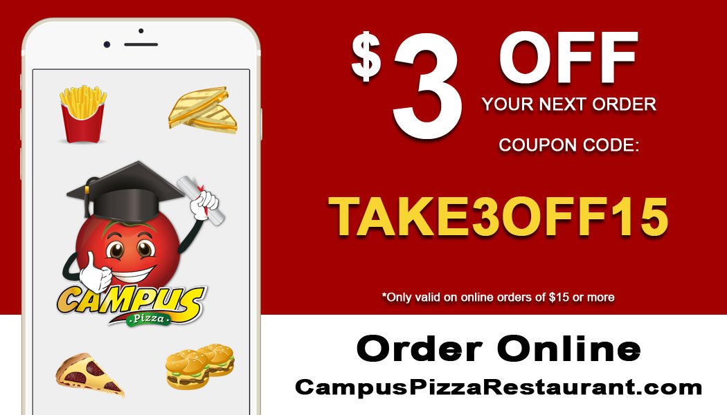eWaiterOnline's tweet photo. We are proud to announce the launch of @campus_pizza's new website with online ordering. Start your order today with a $3 coupon at https://t.co/aH7gRyHvvG #philly #temple #pizza #burgers #wings #fries #steaks #Temple #templeuniversity #vegan #Halal https://t.co/dTTjTmzD6U