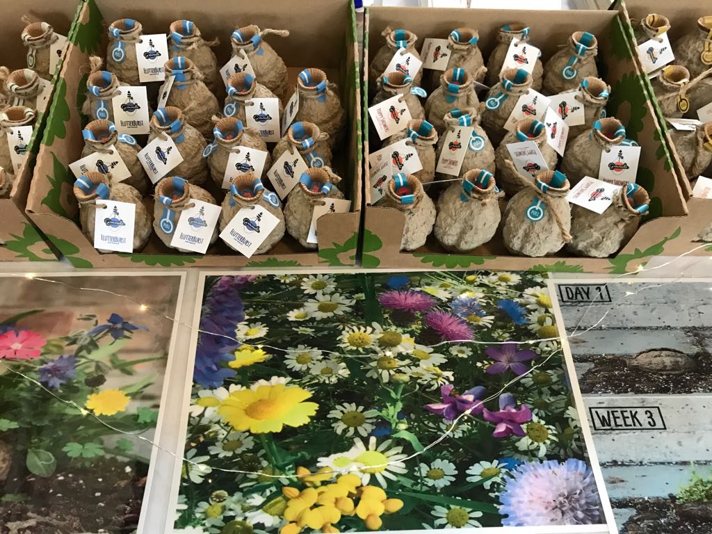 MarrBusiness's tweet photo. Some pictures of our Young Enterprise team hard at work at Wintertainment! A big thank you to everyone who has supported them.  They have now sold out of all varieties of Grownade since Sunday. Amazing! 👏🐱🐦🐝🦋
@MarrColOfficial @YE_Scotland @GrownadeYES https://t.co/Cn5V8fTSFx