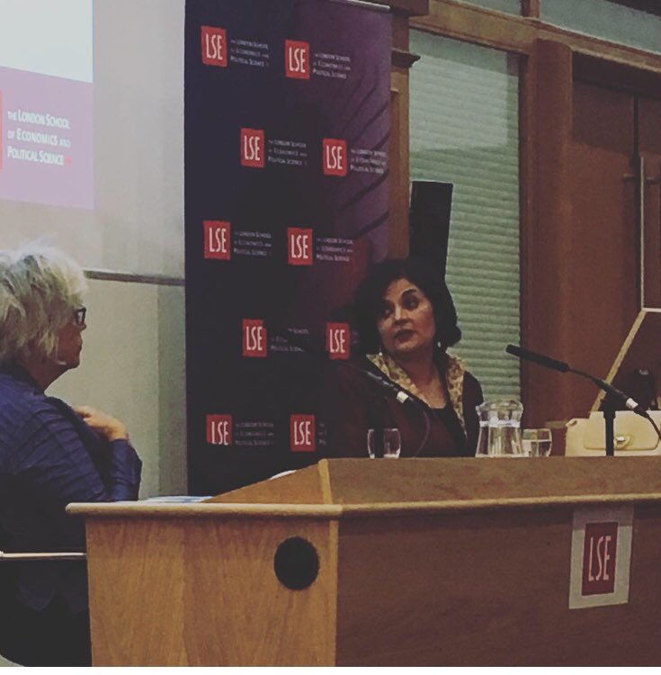 SAsiaLSE's tweet photo. Lady @kishwardesai in conversation with Dr @susheila_nasta @PartitionMuseum #LSEMMP https://t.co/lDRODarufK