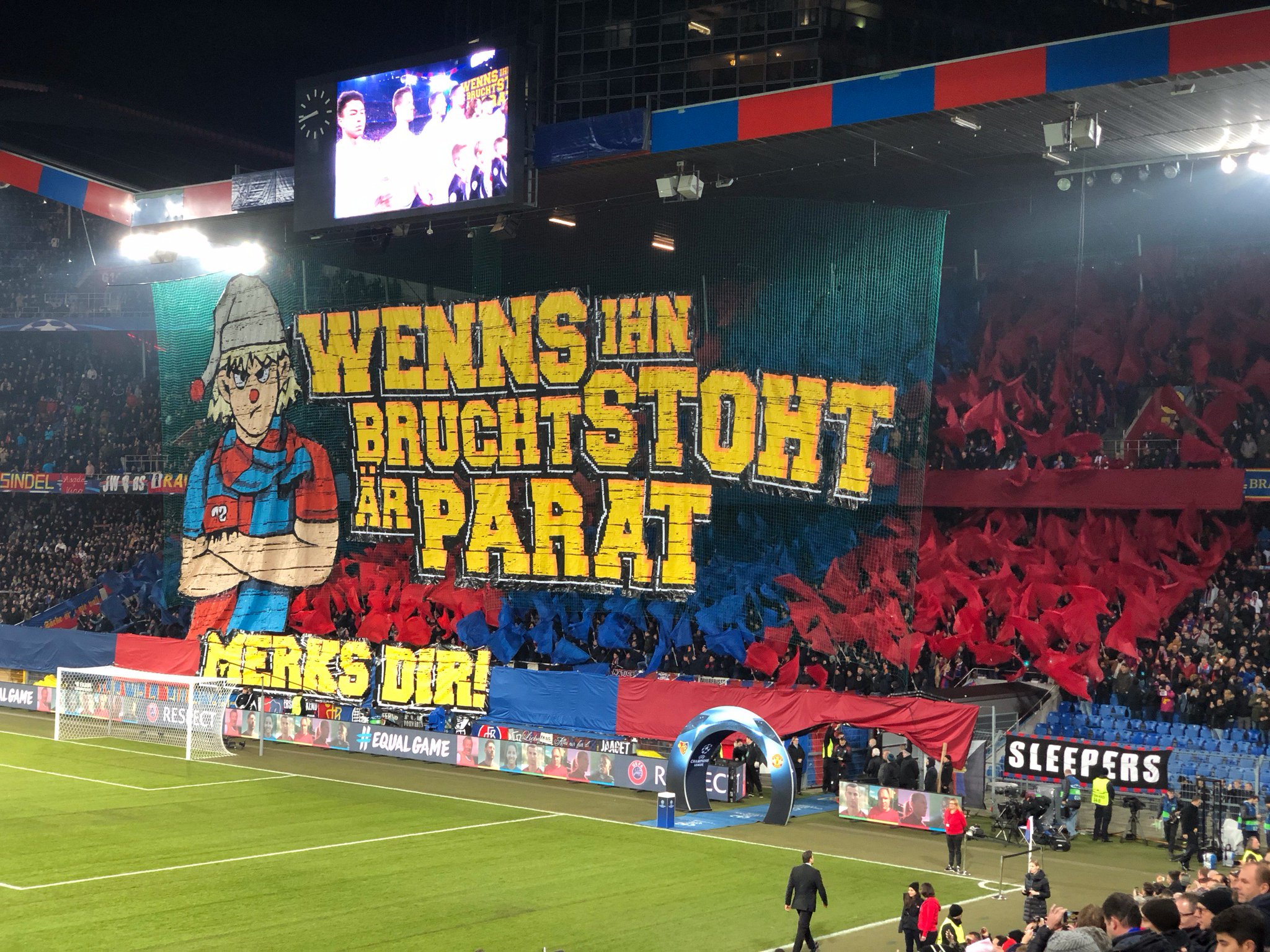 FC Basel 1893 on Twitter: "Eine tolle Choreo der Muttenzerkurve vor dem Anpfiff! #FCBasel1893 # ...
