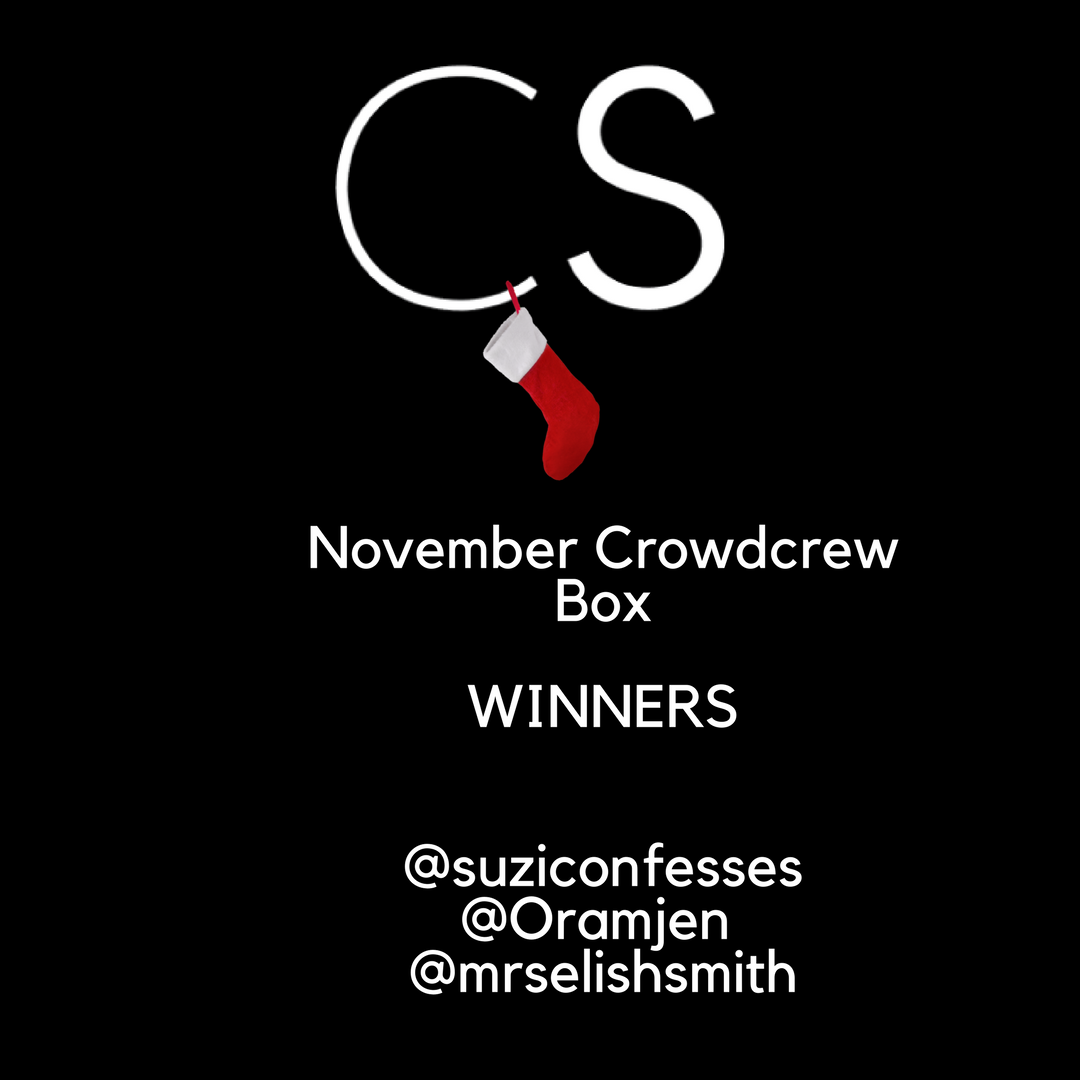 CrowdSocialCA's tweet photo. Congrats to our November #crowdcrewbox WINNERS! Thank you to everyone who entered our Holiday Scent Quiz. Ready for next month! ;) #crowdwin  @suziconfesses @OramJen @mrselishsmith https://t.co/sfCYLmpRMQ