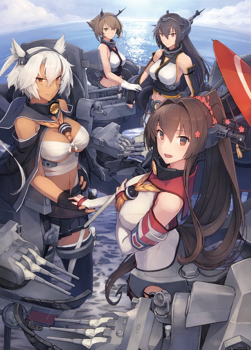 Kaz En Twitter 実装された涼月 これらの艦娘 しずま艦隊 は しずまよしのりさんが描かれたイラストなんですね 艦これ